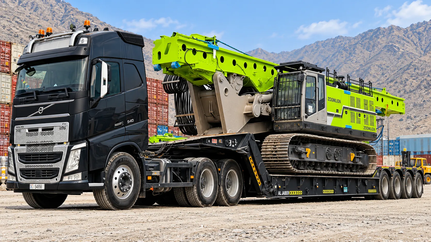 Flatbed Trailer Transport