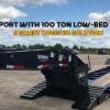 Transport-With-100-Ton-Low-bed-Trailer