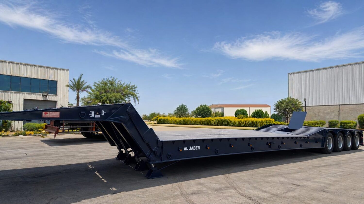 low bed trailer
